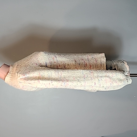 Sezane Sweaters Sezane Sally Jumper Pullover Sweater White Pink